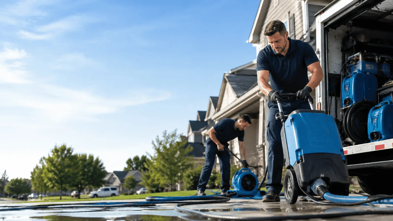 Dehumidification being performed in Adairville, KY